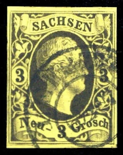 1851, Altdeutschland Sachsen, 6, gest. - 1598075