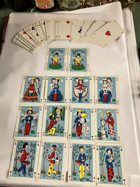 Jeu de 52 cartes  illustration  LES AMOUREUX DE PEYNET
