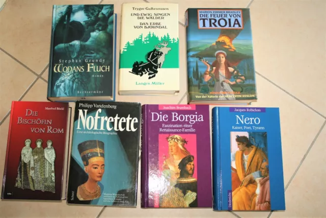 1   Buch: Nofretete, Die Borgia, Nero, Und ewig singen die Wälder,  Troja ....