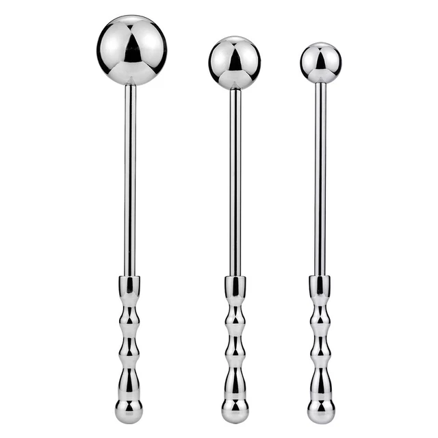 Dilatatore Uretrale Maschile In Acciaio Inox, Suono Graduato, Plug Per Pene Nuovo
