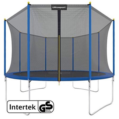 Adatto Ingresso Basso TG. 251 cm Ultrasport Ultrasport Trampolino da Giardino Set Compl 