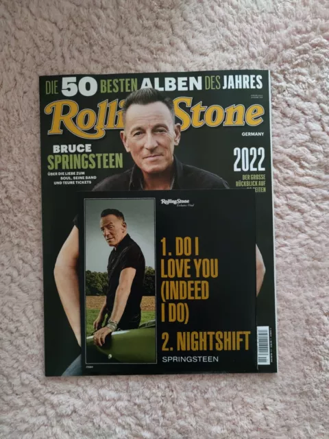 Rolling Stone Magazin Januar 2023 Bruce Springsteen ungelesen Vinyl Single Soul