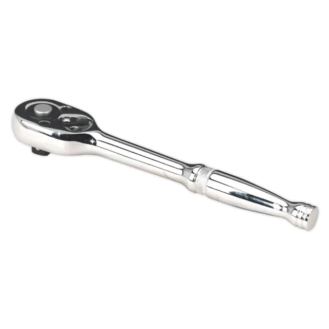 Sealey Ratchet Wrench 3/8"Sq Drive Pear-Head Flip Reverse AK661