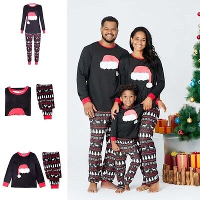 Pigiami di Natale Babbo Natale pigiami famiglia abbinati adulti bambini set costumi da notte pigiami