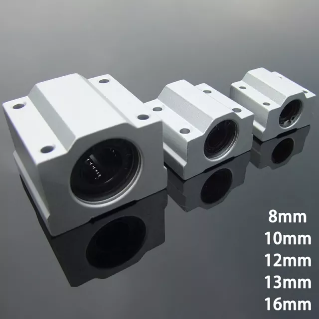 Linear Motion Ball Bearing Pillow Block Unit CNC Bore 8mm/10mm/12mm/13mm/16mm