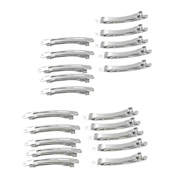 Set mit 20 Stück Frauen Haarnadel Haarspange Federclip DIY Schmuckzubehör 6cm