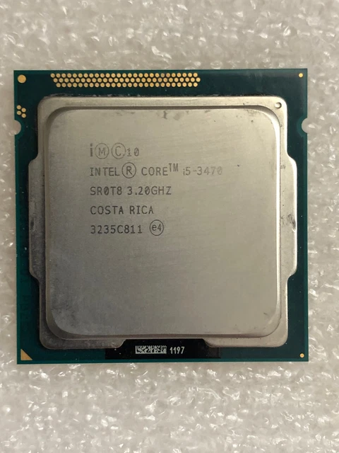 INTEL CORE CPU Prozessor i5-3470, SR0T8, 3,20 GHz, L3 6 MB Cache ...