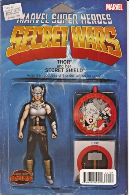 Thors 1E Marvel SecretWars Battleworld John Christopher Action Figure Variant VF