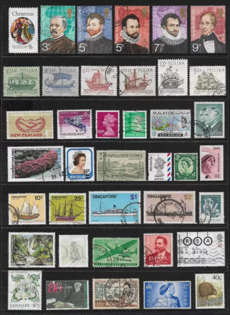 WORLD STAMPS mixed collection, Lot No.1104, good mixture, all different