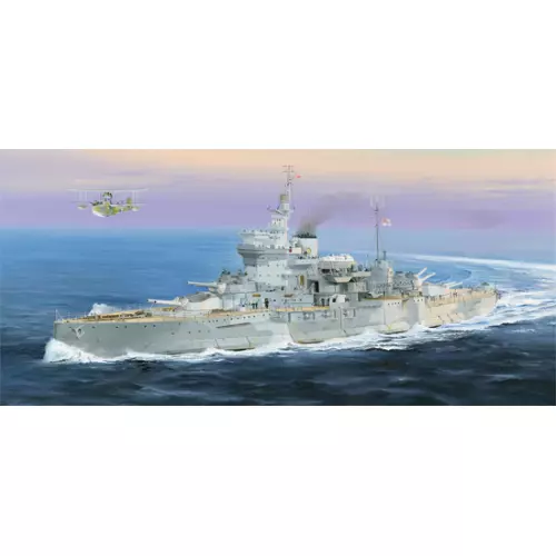 NAVE HMS WARSPITE KIT 1:350 Trumpeter Kit Navi Die Cast Modellino