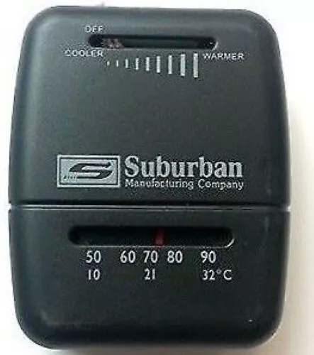 Suburban 161210 RV Part Furnace Heater Wall Thermostat Mechanical Readout