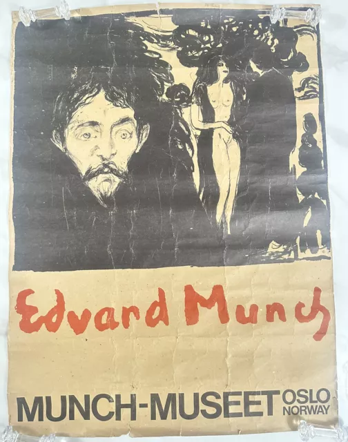 Póster de Edvard Munch Munch-Museet Oslo Noruega 1968 2