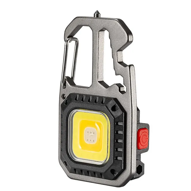 Portable Mini LED Keychain Flashlight Multifunction Work Light Outdoor Lantern
