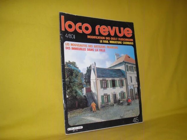 Loco revue modélistes de chemins de fer n° 415 avril 1980