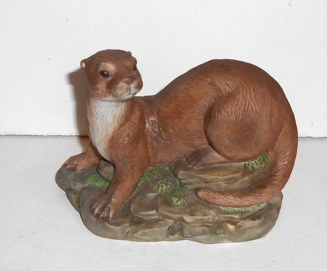 RSPCA Wildlife Collection Porcelain Otter Figurine by Bob Hersey