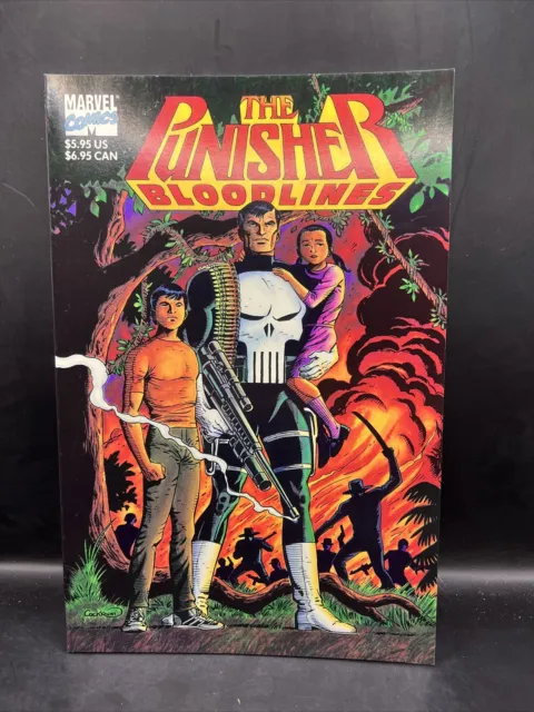 1991 Marvel Comics Graphic Novel The Punisher Bloodlines
