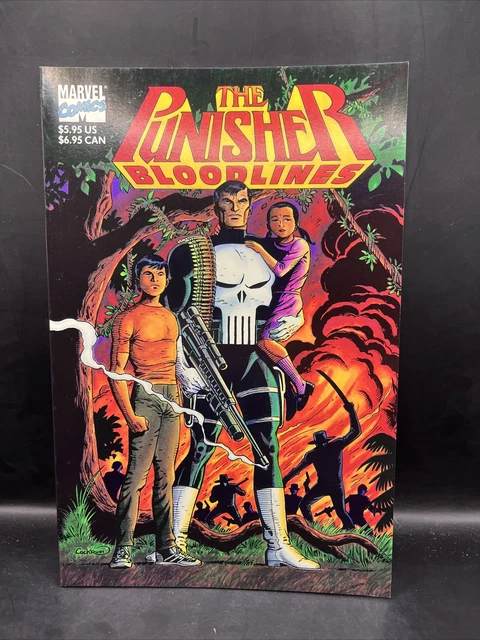 1991 Marvel Comics Graphic Novel The Punisher Bloodlines