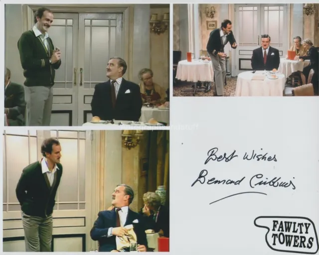 Bernard Cribbins HAND Signed 8x10 Photo, Autograph, Fawlty Towers, Doctor Who