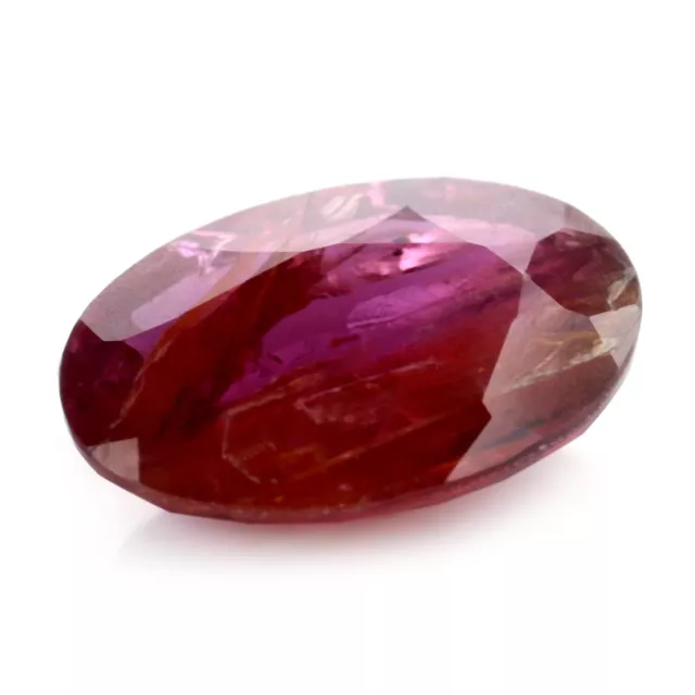 Super Certified 1.13ct Natural Untreated Red Color Ruby Unheated Madagascar Oval