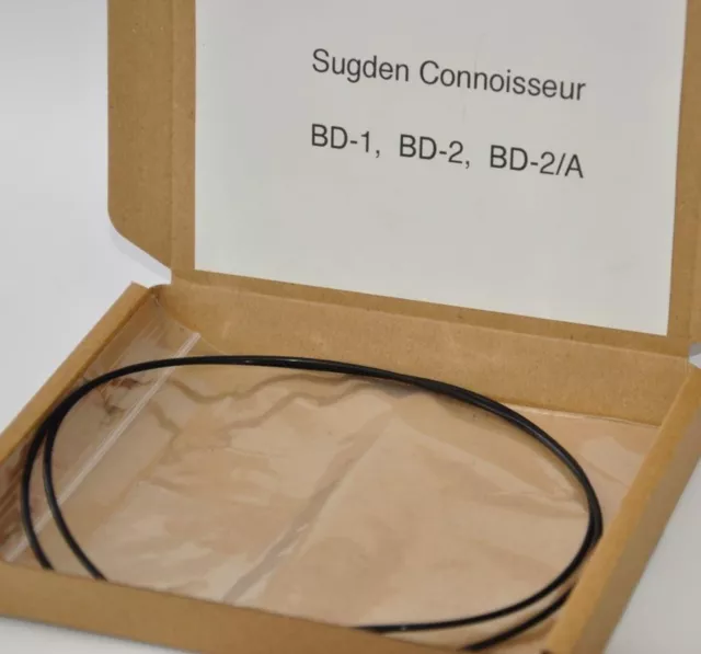 Sugden Connoisseur BD1, BD2, BD2A Turntable Drive Belt Boxed & Tracked Post 🇬🇧