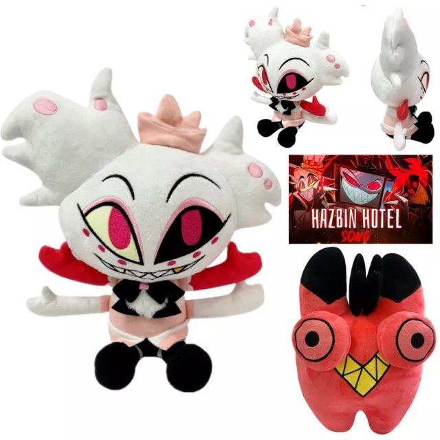 Hazbin Hotel Alastor Angel Dust Plush Toy Anime Stuffed Dolls Helluva Boss Gifts