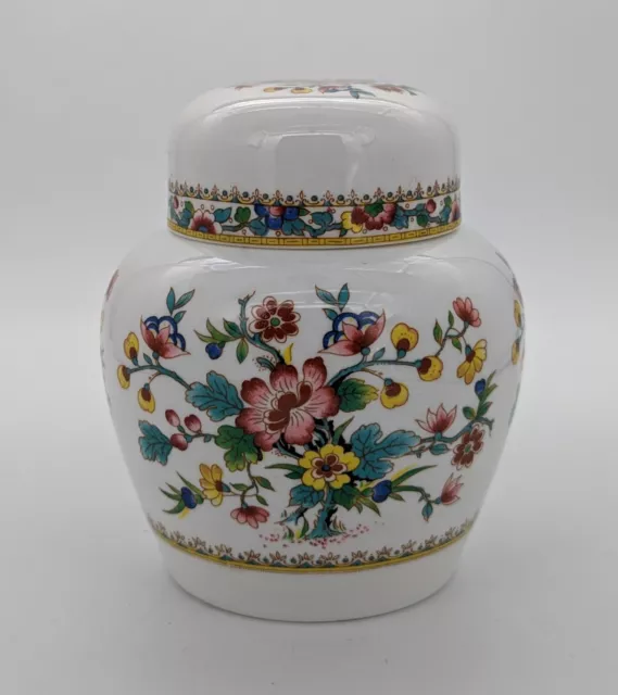 Beautiful 1970s Coalport Fine Bone China 'Ming Rose' Ginger Jar