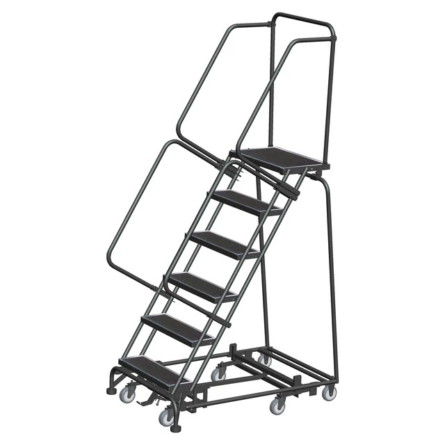 Ballymore Rolling Ladder Overall Height 93 in Steps 6 Cap 450 lb