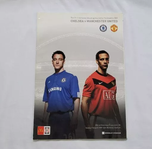 The FA Community Shield Chelsea v Manchester United 9 August 2009 Official Match