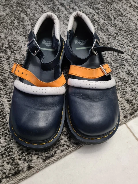 AGYNESS DEYN X Dr martens collab strappy heeled sandal 150.00