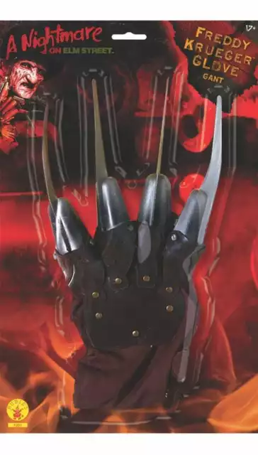 Freddy Krueger Halloween Costume Glove Genuine Rubies - New