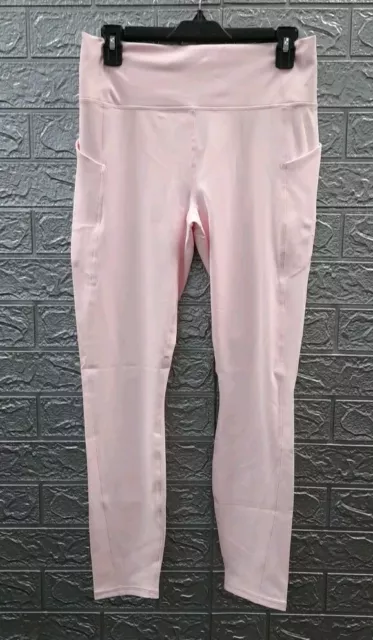 New Fabletics Oasis High Waist Legging W/Pockets Soft Pink Size Large