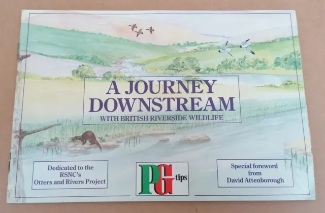 BOOK - Brooke Bond PG Tips A Journey Down Stream Complete Book Picture Cards