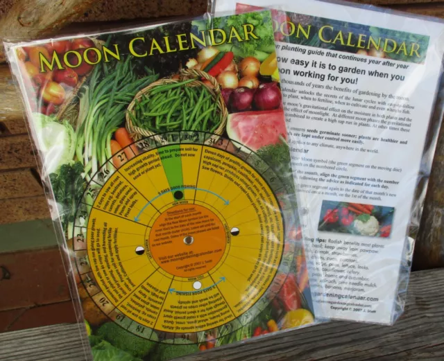 PERPETUAL MOON GARDENING Calendar 2024 and Companion Planting Chart by