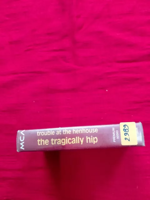 The Tragically Hip Trouble At The Henhouse Cassette tape INDIA Clamshell 1996 2