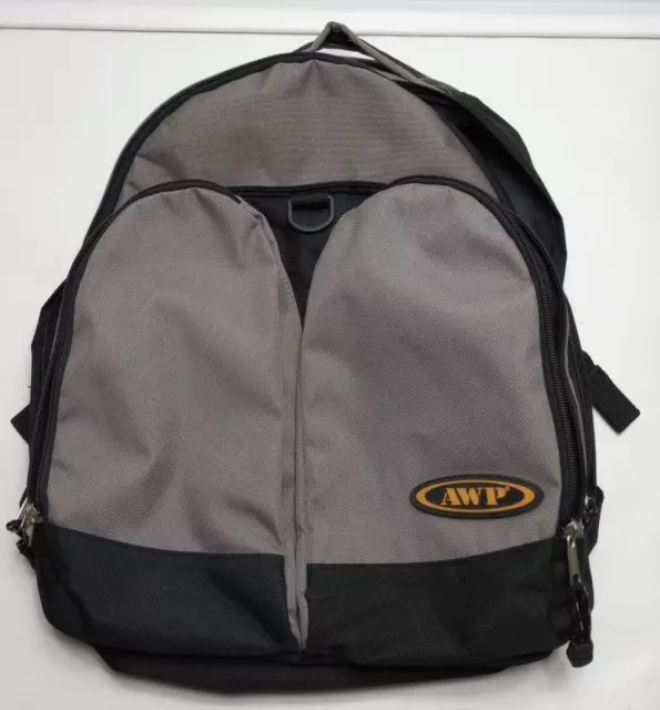 AWP HP Black/Gray Polyester 10-in Zippered Tool Bag in the Tool Bags  department at