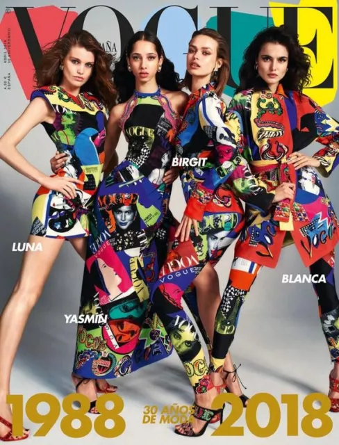 VOGUE Magazine Spain April 2018 LUNA BIJL Yasmin Wijnaldum BIRGIT KOS Blanca Pad