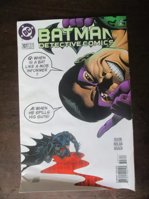 Detective Comics #707 March 1997 Dc Comics Fine- Batman Chuck Dixon Nolan Roach