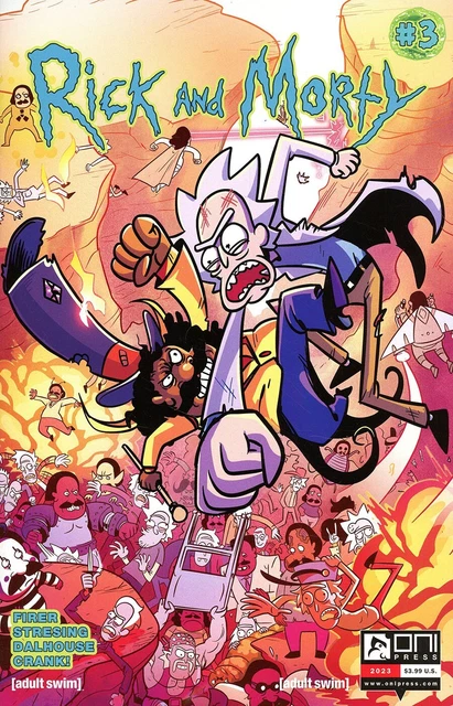Rick and Morty #3 2023 Fred C Stresing Main Cover A Oni Press Comic Book