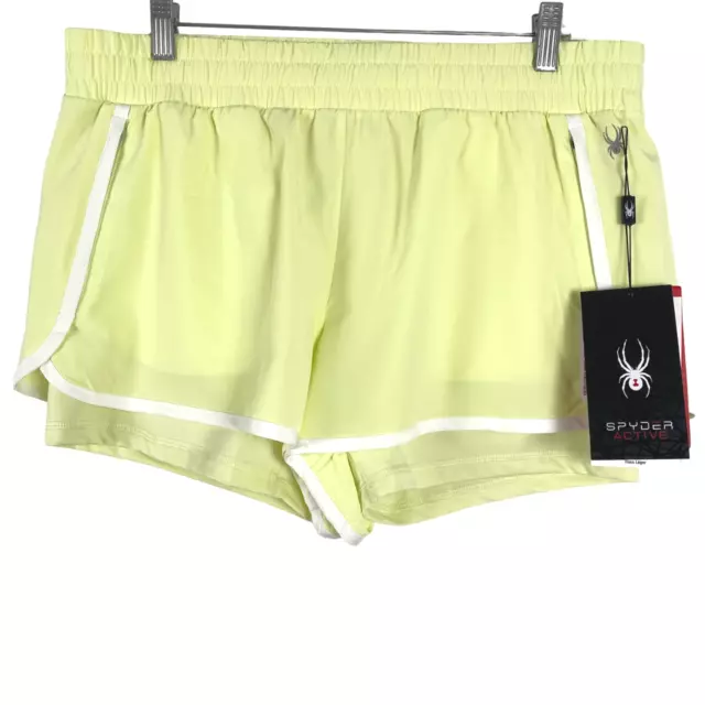 Spyder Active Shorts Liner Running Workout Athletic Stretch NWT Women's Large