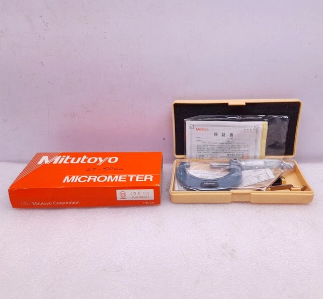 Set Micrometri Per Interni A Tre Punte Mitutoyo IP65, Misura 25-50mm - 8