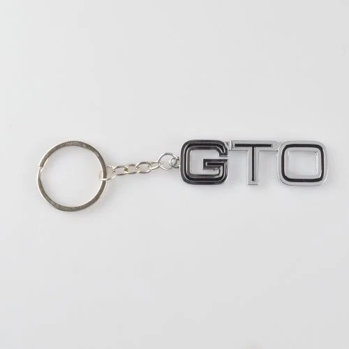 Ferrari Pontiac GTO Keychain - Chomo Logo Spellout - Key Fob Chain - NEW