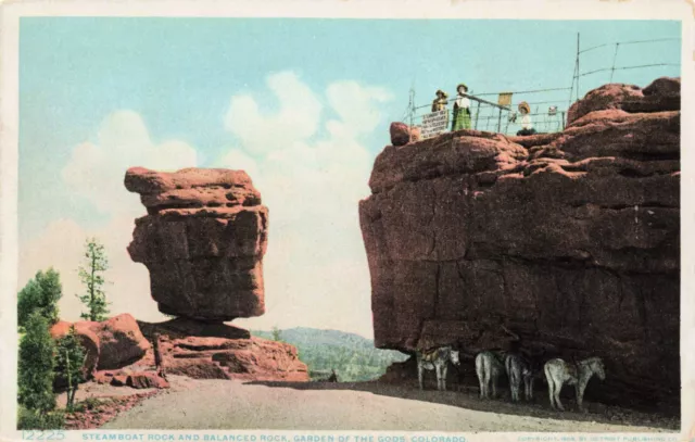 Postal Steamboat Rock & Balanced Rock, Garden of the Gods Colorado Springs