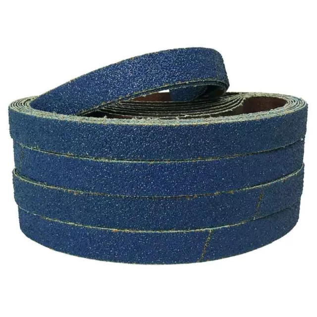 Abracs File Sanding Belts Blue Zirconium 40g 60g 80g 6mm 10mm 12mm 13mm 19mm 20