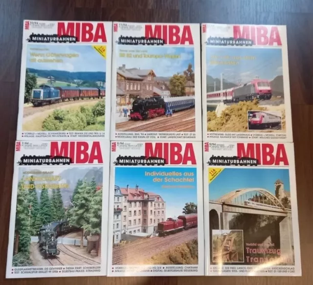 Eisenbahn Magazin MiBa Jahrgang 1994 komplett im Bestzustand