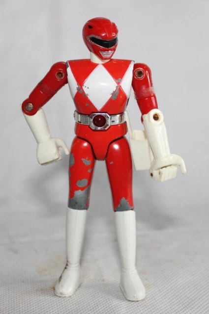 MIGHTY MORPHIN POWER Rangers Red Ranger Action Figure - Bandai 1990s ...