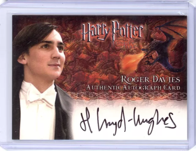 Harry Potter 2005 Goblet of Fire Artbox Auto -Henry Lloyd-Hughes as Roger Davies