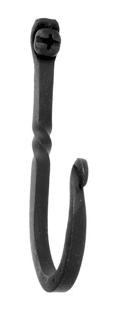 Acorn Manufacturing AM9P Black 3-1/2" Colonial Hand Forged Utility Hook