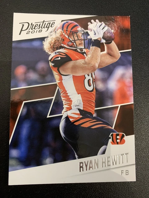 Ryan Hewitt Cincinnati Bengals NFL Trading Card Prestige 2018 Insert
