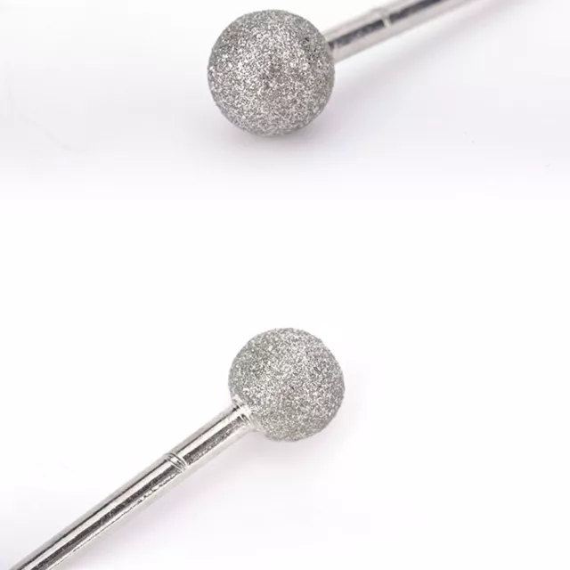 Useful Grinding Needle Head Spherical 6mm Shank Silver 1 Pcs Accessories 3