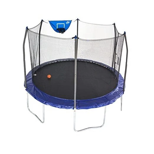 Jump N’ Dunk with Enclosure Net (8FT, 12FT, 15FT) - Trampoline Blue 12 Foot